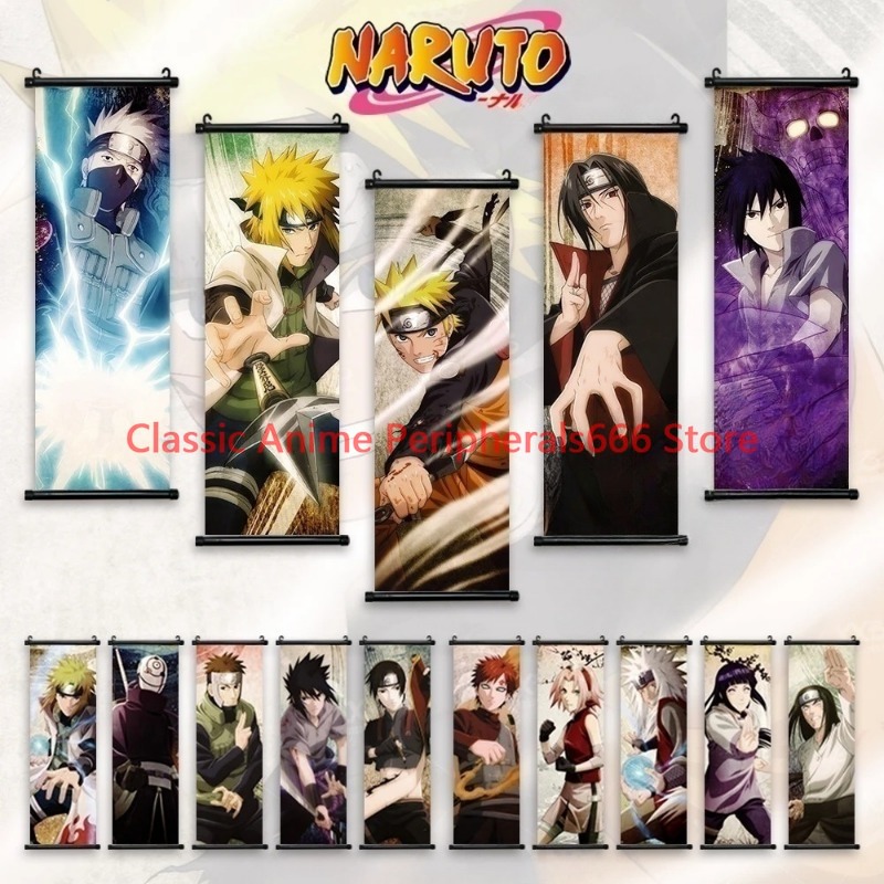 Home Bar Set - Naruto Hanging Painting Canvas Home Decoration