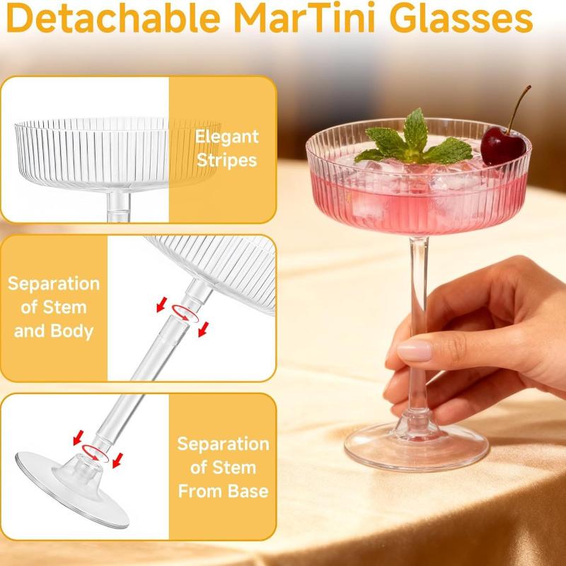 Clear Plastic Martini Dessert  - Home Bar Supplies 评论和价格