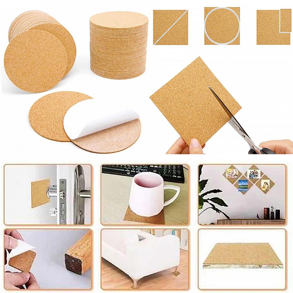 10Pcs Cork Coasters Square Cor - Home Bar Supplies 评论和价格