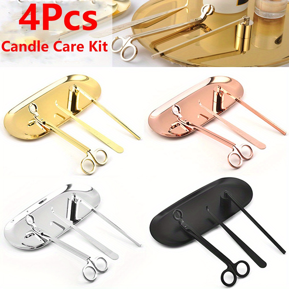 4pcs/set Luxury Candle Care Ki - Home Barbershop 评论和价格