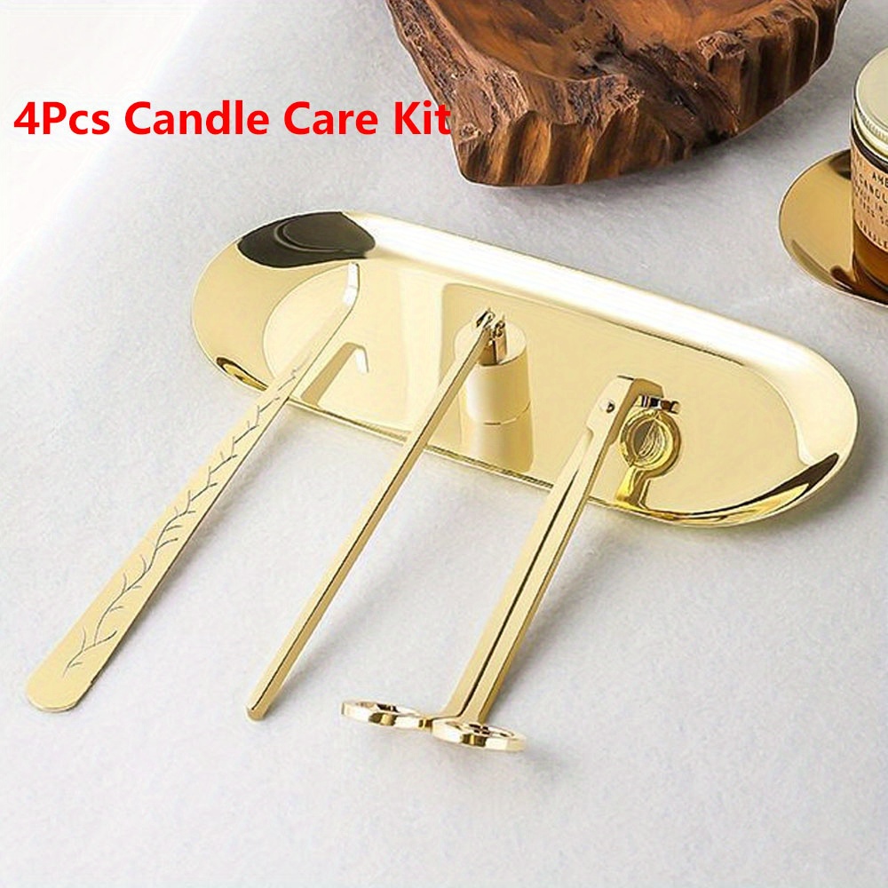 4pcs/set Luxury Candle Care Ki - Home Barbershop 评论和价格