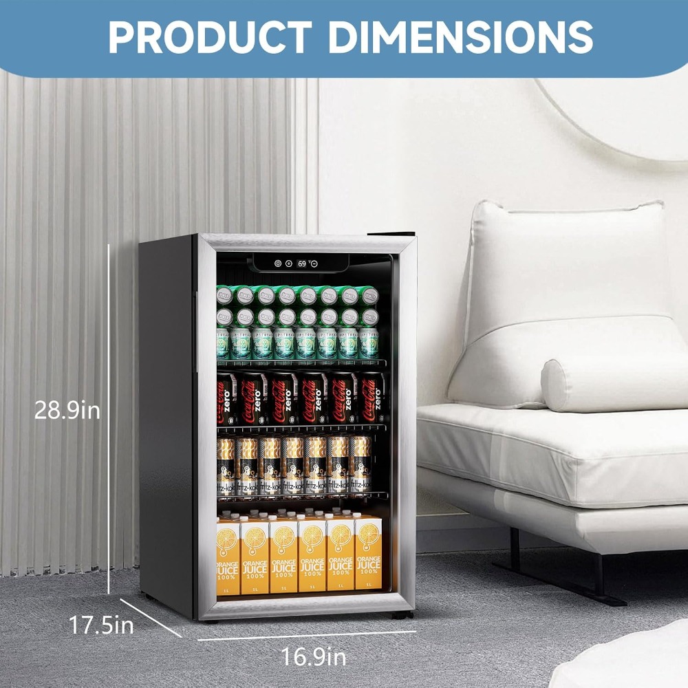 110 Can Compact Beverage Refri - Home Bar And Fridge 评论和价格