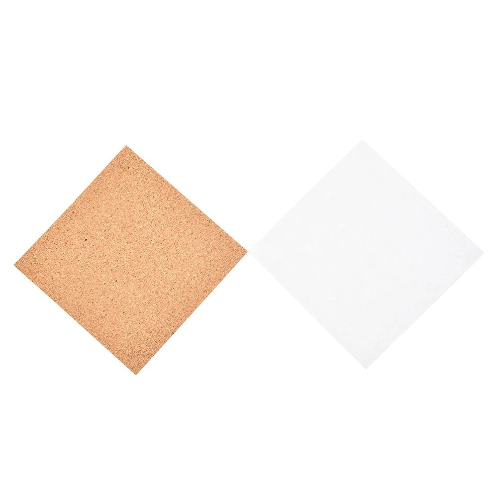 10Pcs Cork Coasters Square Cor - Home Bar Supplies 评论和价格