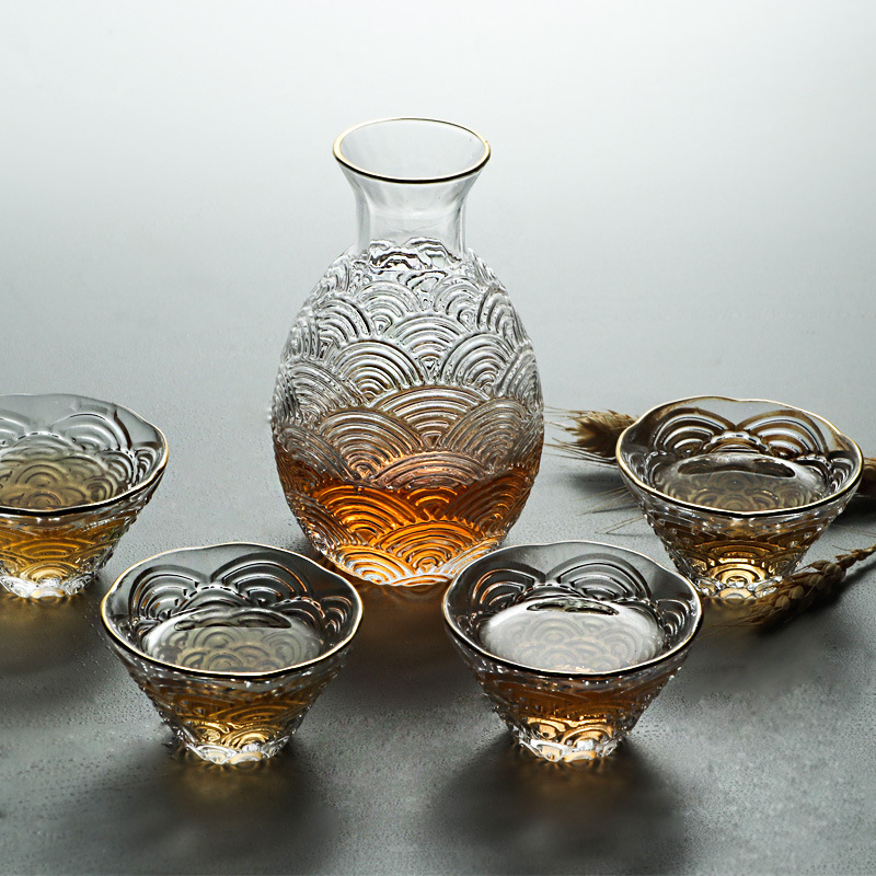 Japanese Hammer Sake Pot Set G - Home Bar Set 评论和价格
