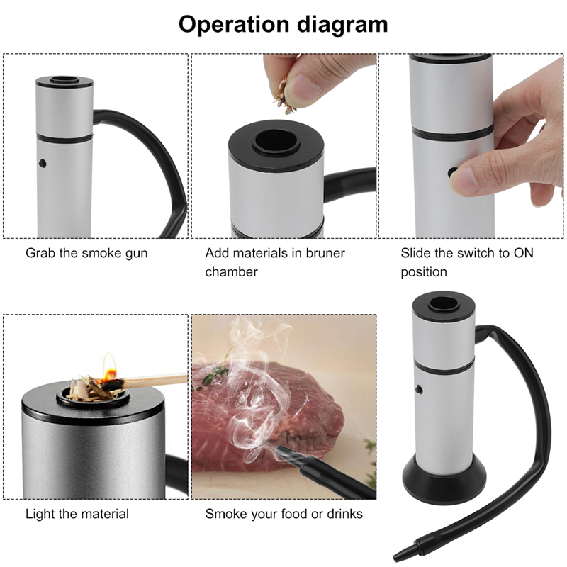 1 Set Food Cold Smoke Generato - Smoking Gun Kit 评论和价格