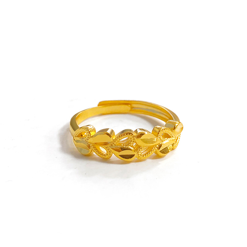 100% 18K Gold Jewelry rings fo - Bar Cart Gold 评论和价格