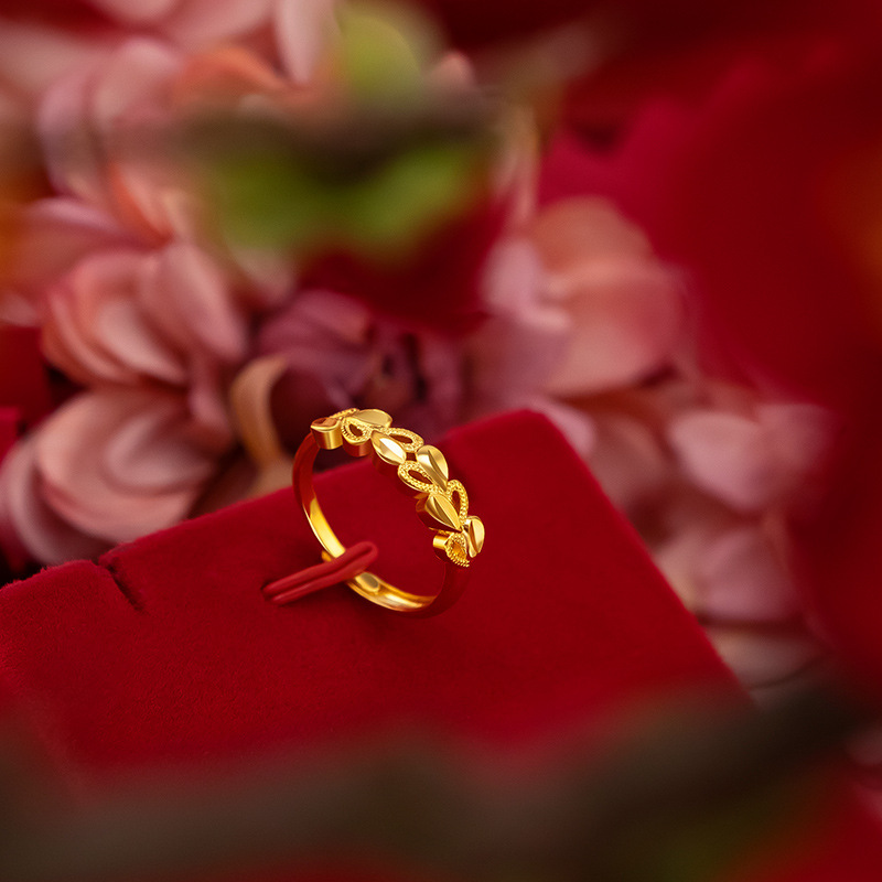 100% 18K Gold Jewelry rings fo - Bar Cart Gold 评论和价格