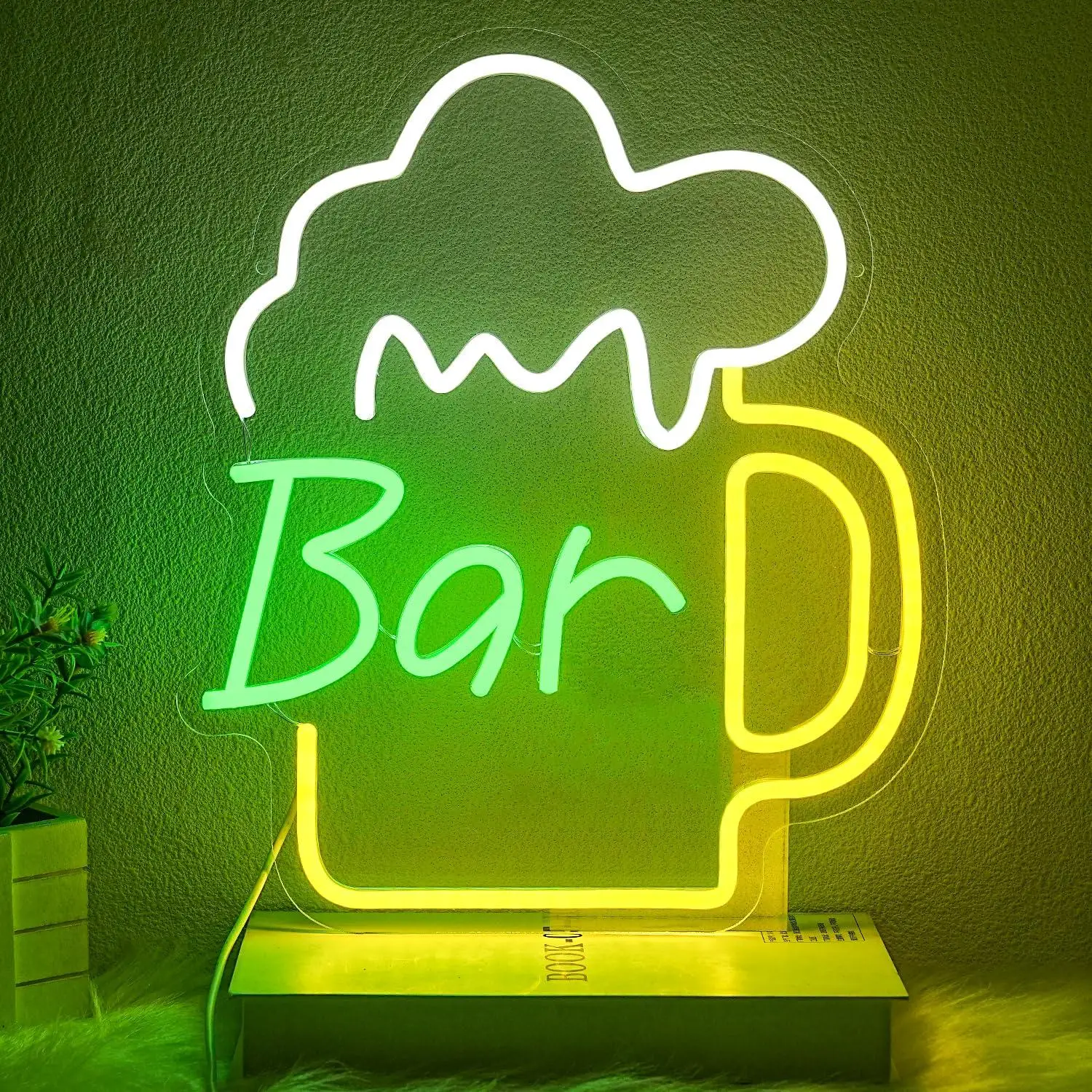 Beer Bar Neon Sign USB Dimmabl - Home Bar And Kitchen 评论和价格