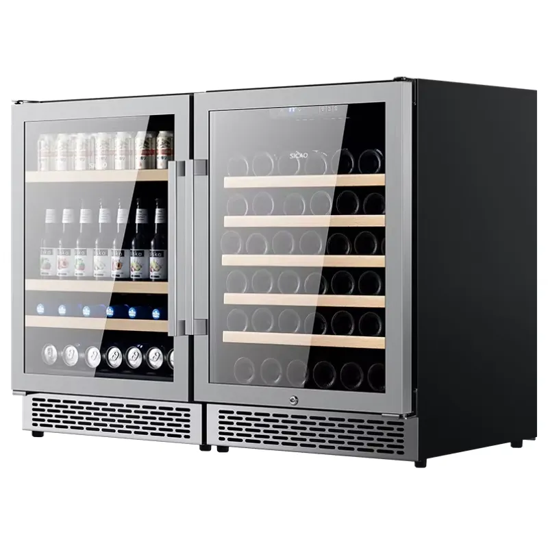 SICAO Stainless Steel Dual Zon - Home Bar And Fridge 评论和价格