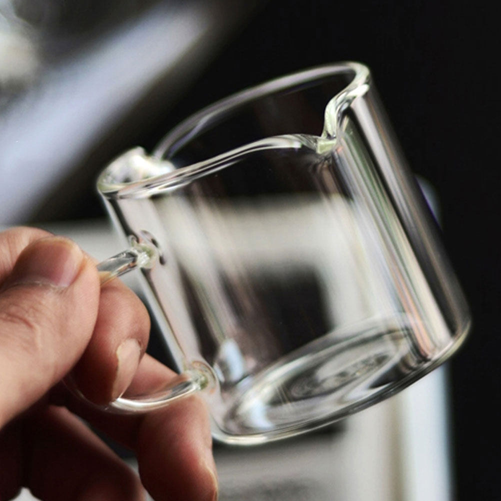 2Pcs Espresso Cups Set Clear B - Home Bar Set 评论和价格