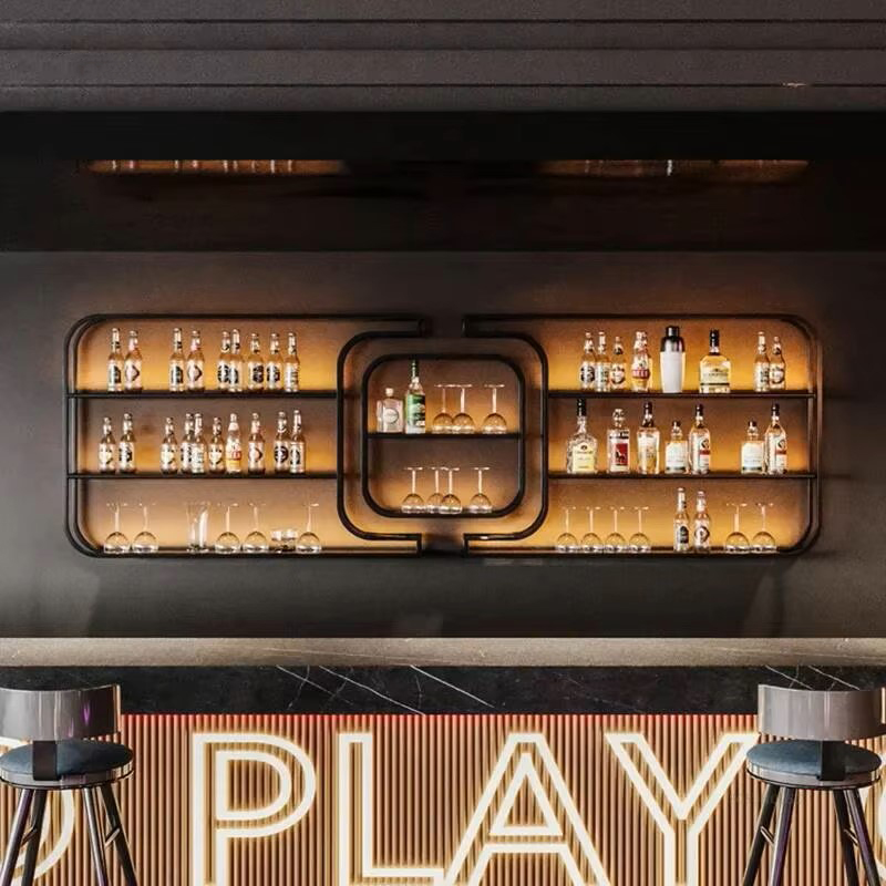Simple Wrought Iron Wine Rack  - Home Bar And Counter 评论和价格